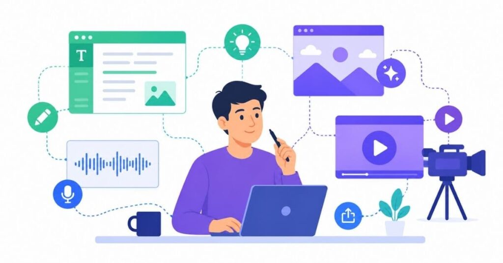 Las mejores herramientas de inteligencia artificial gratuitas para crear contenido en 2026