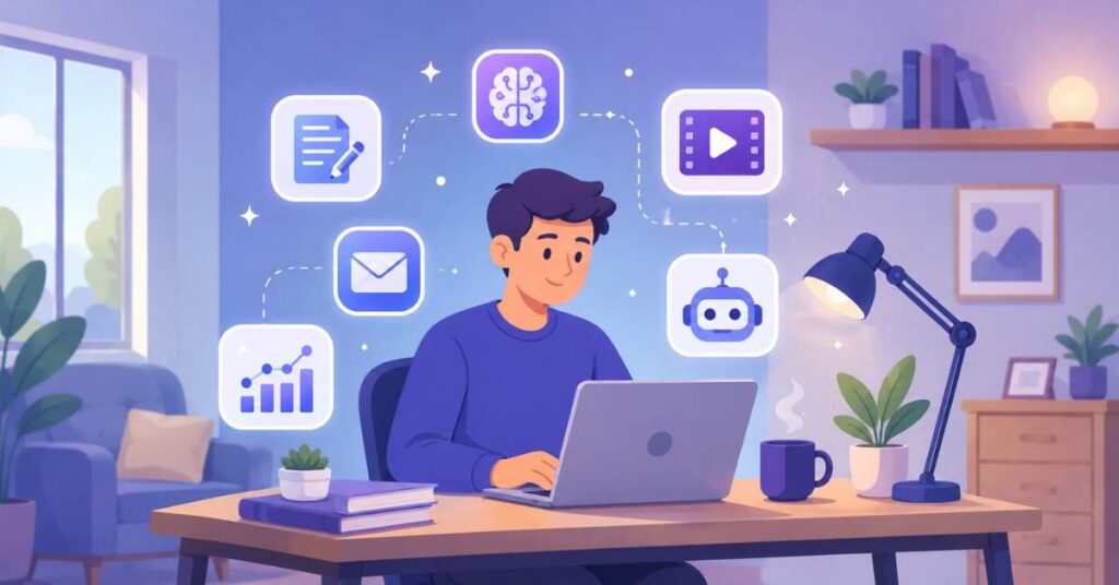 Las mejores herramientas de inteligencia artificial para trabajar desde casa en 2026