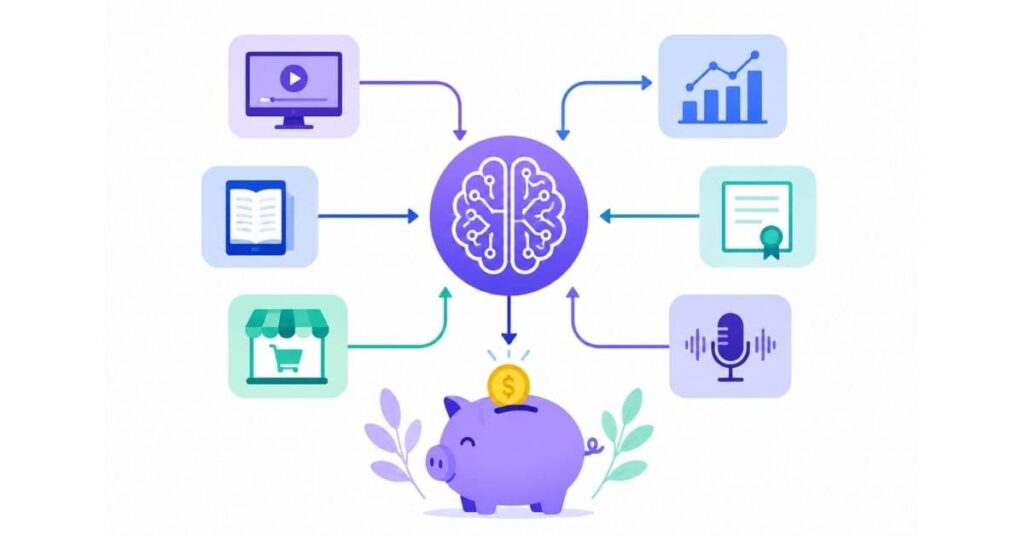 Cómo generar ingresos pasivos con inteligencia artificial en 2026